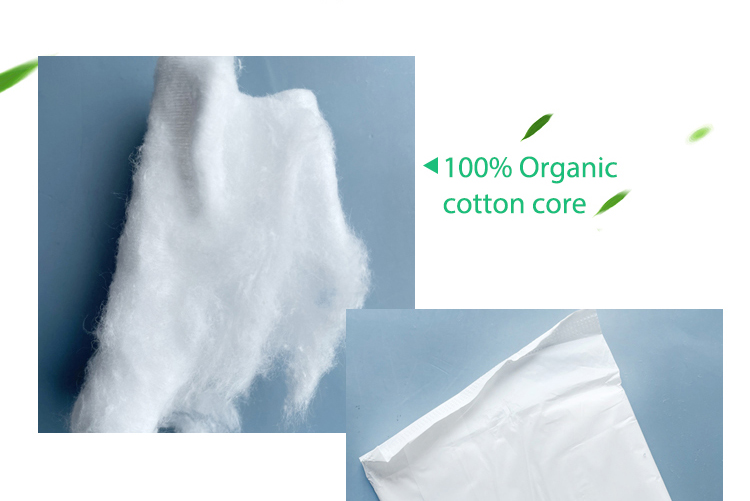 Australia 100% Certified Organic Cotton Feminine Pads All Natural Corn PLA Organic Degradable Menstrual Pad Niceday-NDO-2-285 Австралия 100% Сертифицированный Органический Хлопок Женские Прокладки Органический Разлагаемый Материал из Кукурузы Прокладки для Менструаций